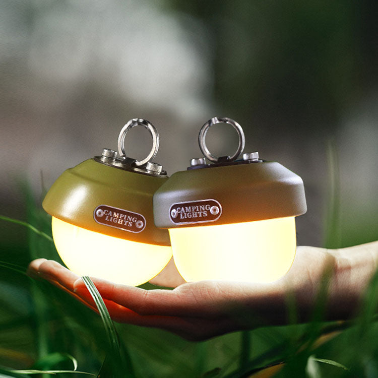 Zeitgenössische kreative wasserdichte Orb-Metall-PC-LED-Camping-Außenleuchte für Außenpatio | Karnz
