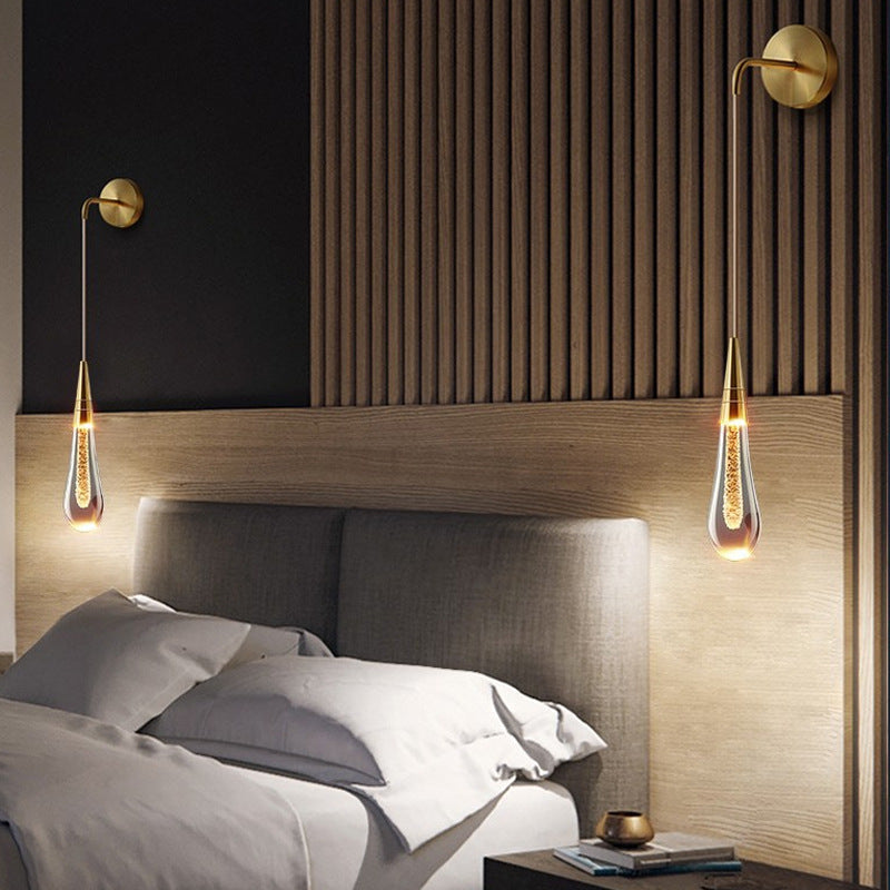 Sandsberg | LumeTear LED-Wandleuchte | Dimmbares Tropfendesign | Warmes Licht
