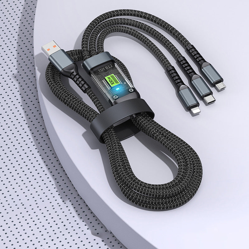 Superschnelles Lade-3-in-1-Datenkabel