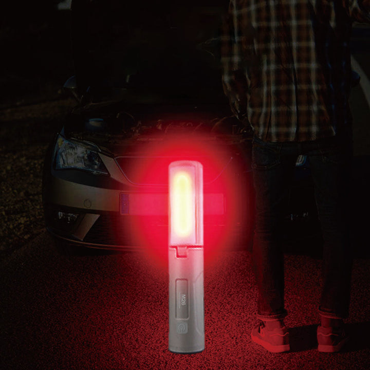 Zeitgenössische kreative Solar-Handheld-zylindrische Eisen-Acryl-LED-Außenleuchte für Außenterrassen | Karnz