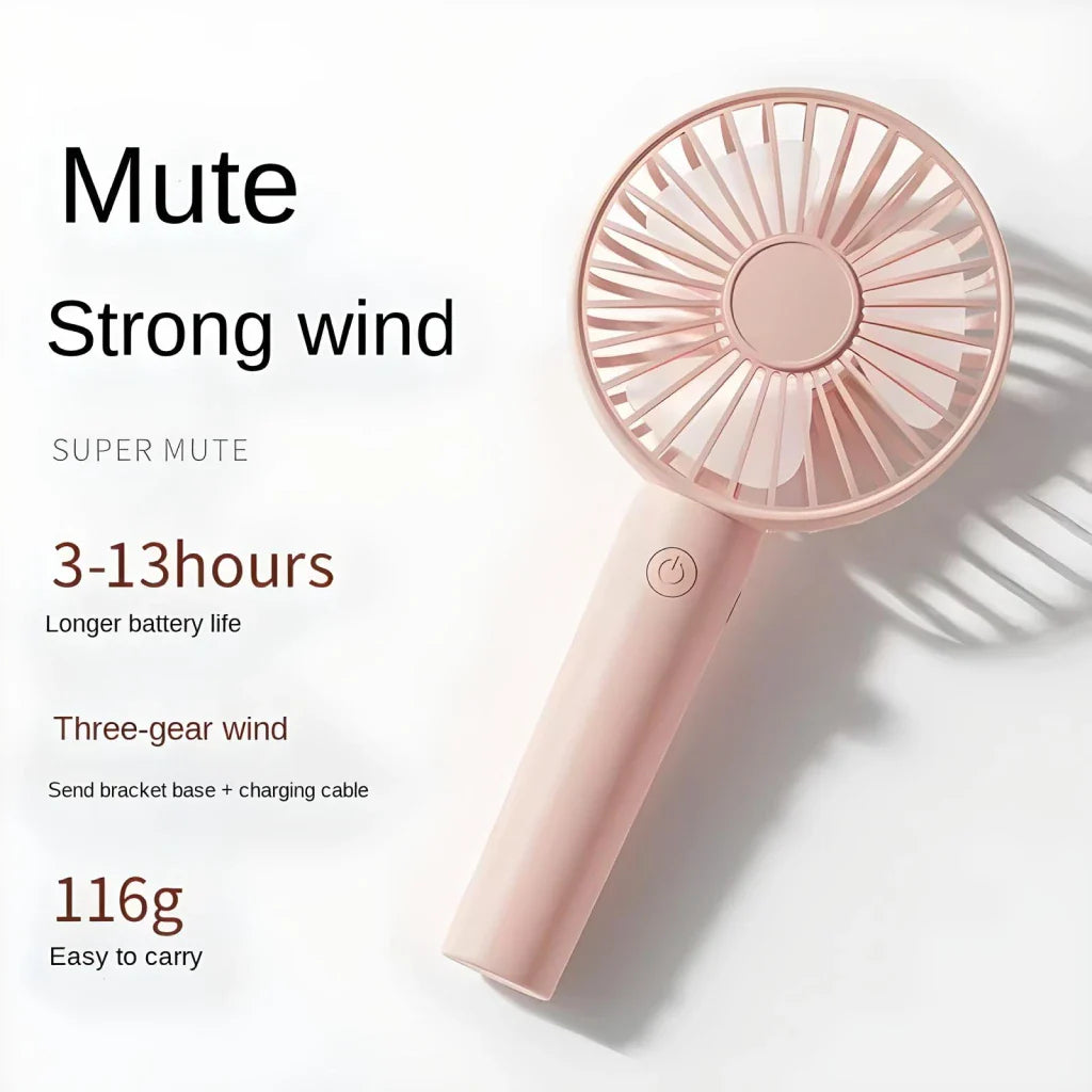USB wiederaufladbarer Mini tragbarer Handventilator | Karnz
