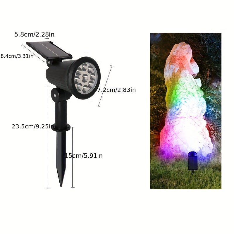 SolarLuxe Spotlight - Nachhaltige 9LED Gartenbeleuchtung | Karnz