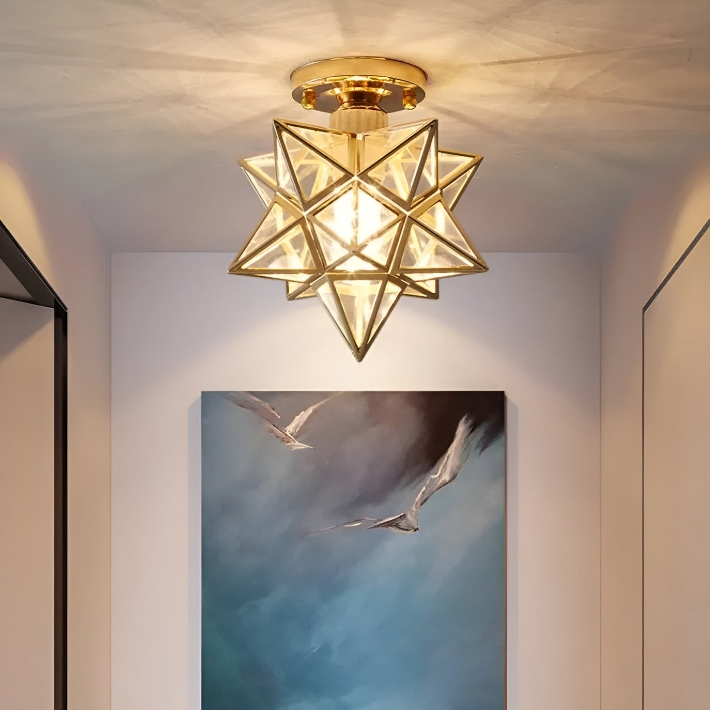HaloStar Light – Elegante LED-Sternenleuchte für die Decke