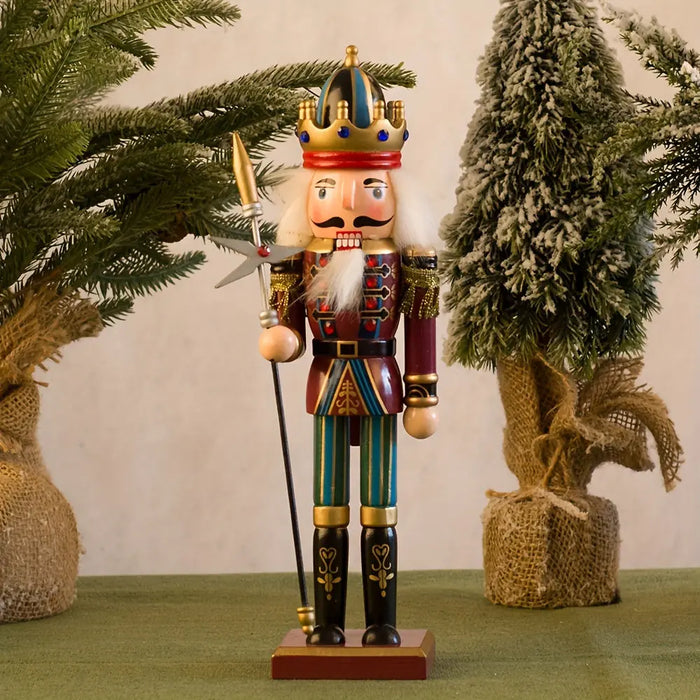 Karnz | NussknackerJoy - Holz Nussknacker Soldatenfigur für zeitlosen Weihnachtszauber