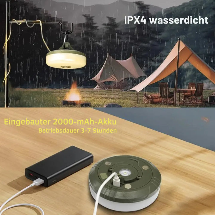 Campinglampe mit 10m RGB-Lichterkette — Deine magische Lichtquelle für unvergessliche Outdoor-Erlebnisse | Karnz