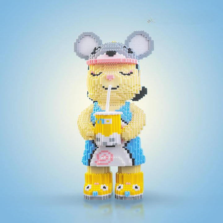 Karnz | DIY Pixel Art Block Bärenfiguren – Kreatives Bauen & Sammlerausstellung