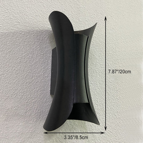 Modern Minimalist Wasserdicht Rechteck Aluminium LED Wand Sconce Lampe Für Outdoor Patio | Karnz