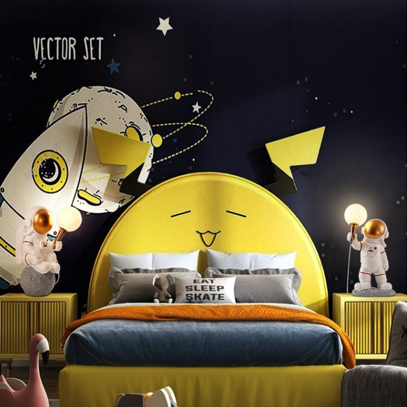 Karnz | CosmoBuddy Astronaut Wandlampe | Kreatives Design | Resin & ABS | LED Schlafzimmerlicht