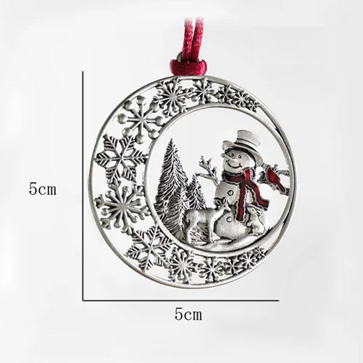 Weihnachtsdekoration aus massivem Zinn