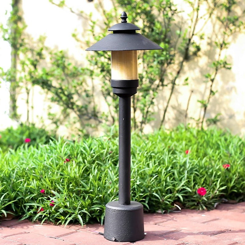 Modern minimalist Regenschirm wasserdicht Aluminium Marmor LED Außenleuchte für Garten | Karnz
