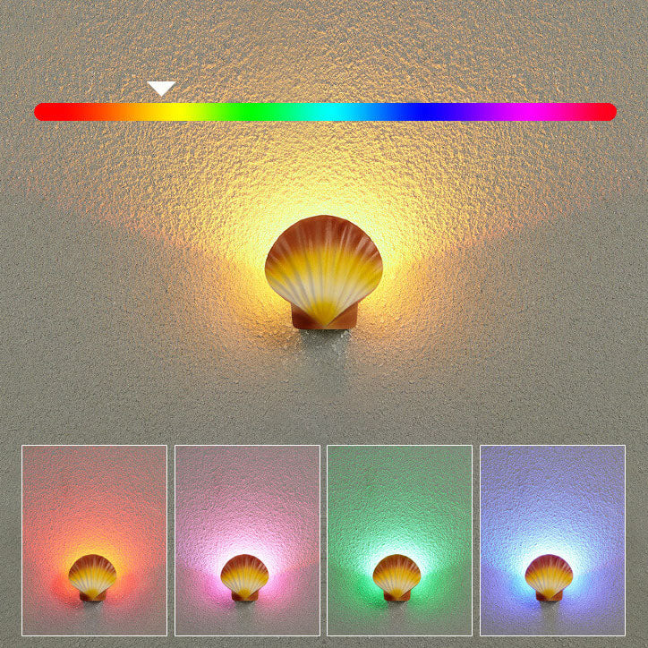 Outdoor Kreatives Shell Design Aluminium LED Wasserdichte Wand Sconce Lampe | Karnz