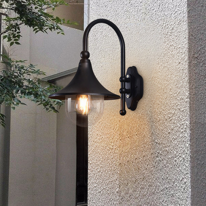 Retro Minimalist Trompet Wasserfest 1-Lampe Wand Leuchte | Karnz