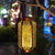 Moderne Art Deco Solar Wasserdichte Sechseckige Laterne Eisen LED Außenleuchte Für Garten | Karnz