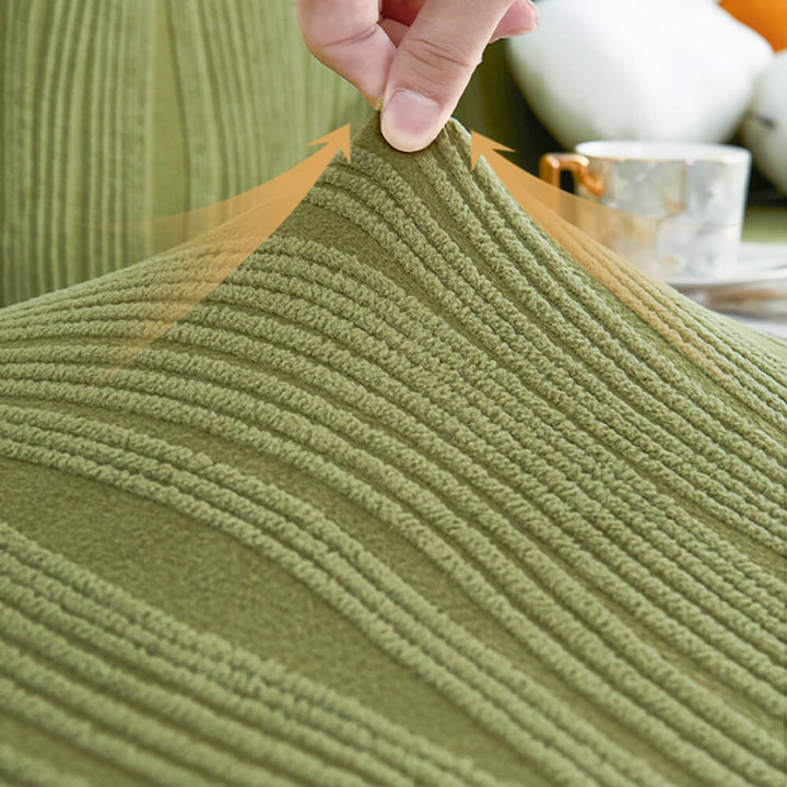 Jacquard Stretch Vollabdeckung Anti-Kratzer Couchbezug Weich Tierfreundlich | Karnz