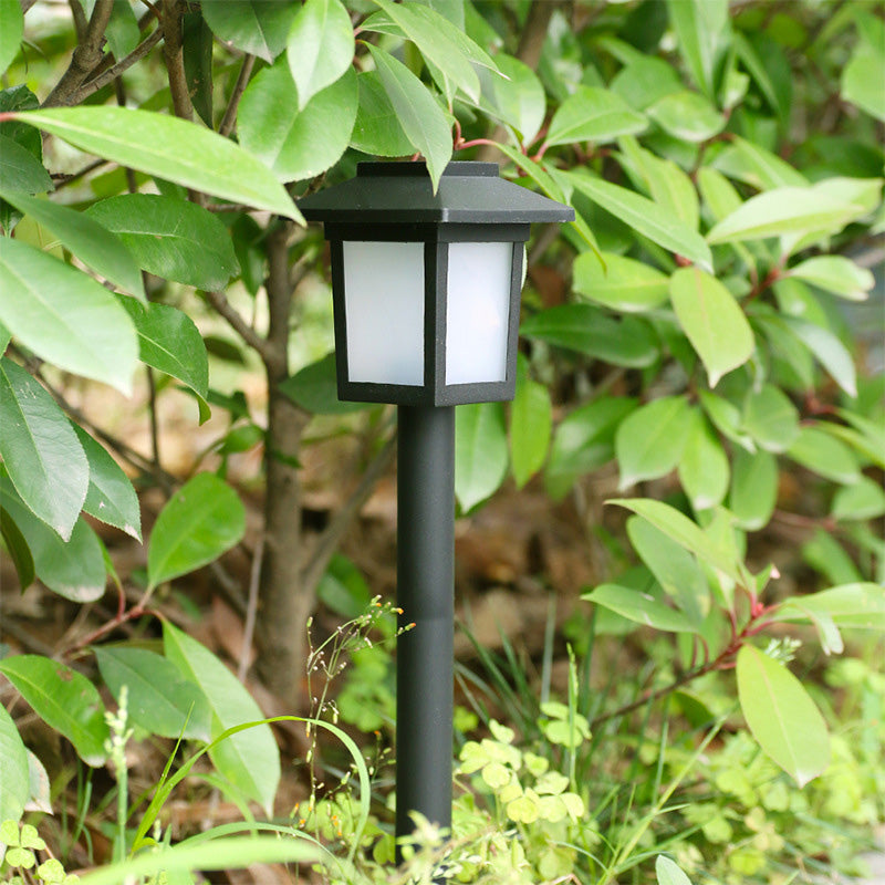 Modern Minimalist Wasserdicht Solar Quadrat ABS PVC LED Außen Landschaftslicht Für Garten | Karnz