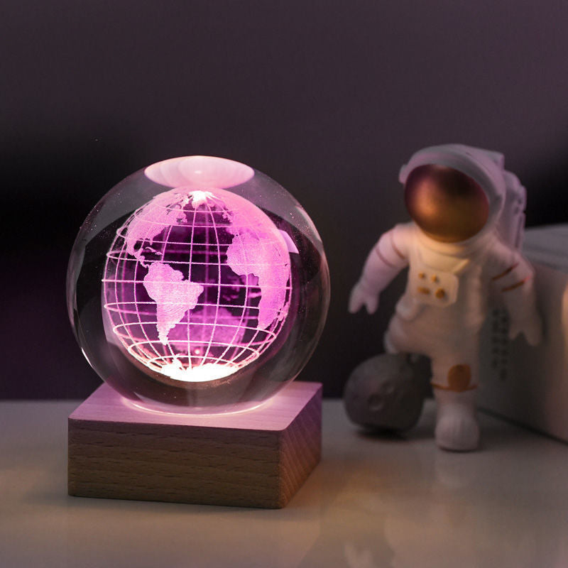 3D Galaxy Kristallball Nachtlicht | Karnz