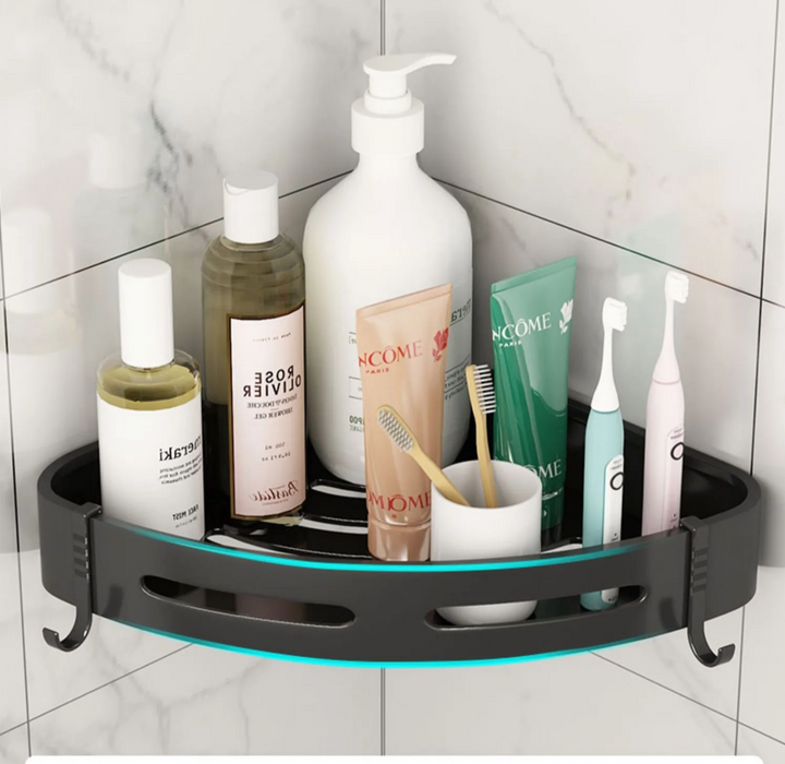 AQUAFIX Selbstklebender Duschorganizer – Stark haftend, bohrfrei & wasserdicht Karnz