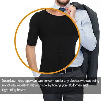 Figurformendes Herren-Schlankheits-T-Shirt
