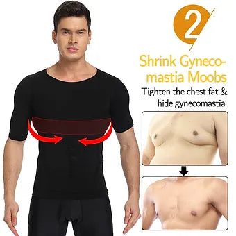 Figurformendes Herren-Schlankheits-T-Shirt