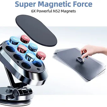 Faltbarer magnetischer Auto-Handyhalter