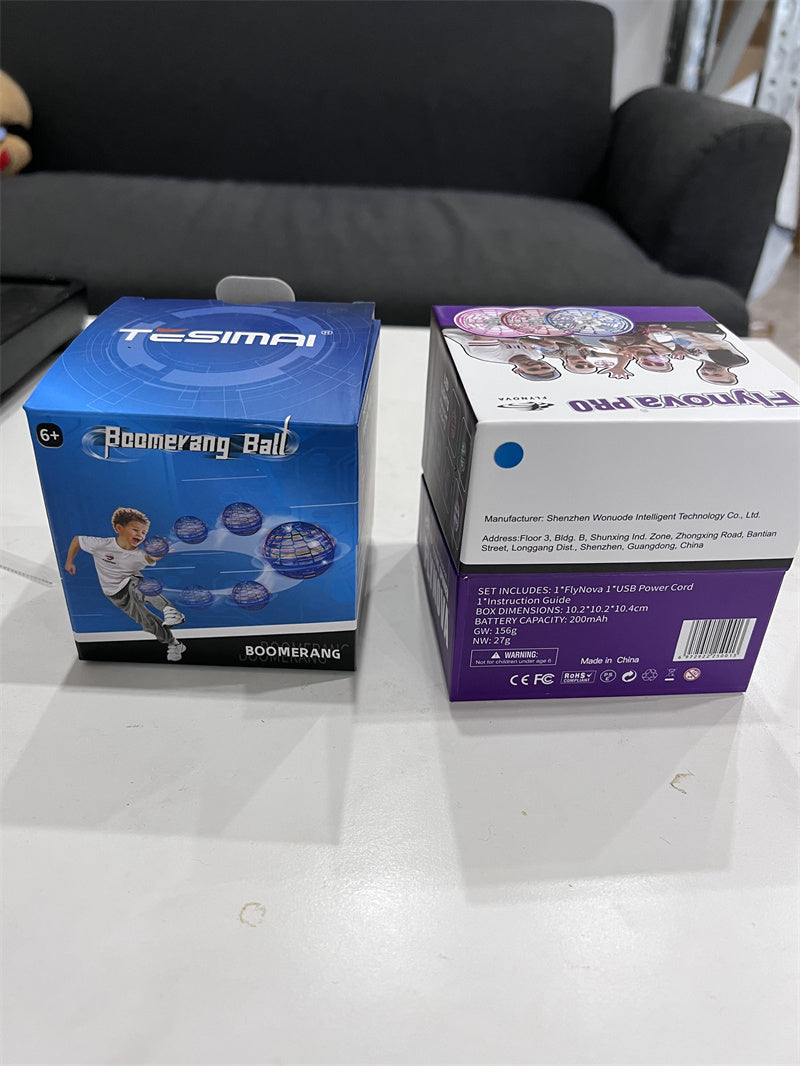 Flynova Pro fliegende Ball Spin Toy Handgesteuertes Drone-Hubschrauber 360 Grad drehendes Mini-UFO mit Licht Kinder Geschenke