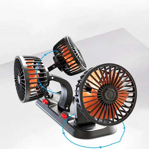 Verstellbarer 3-Kopf Elektroventilator | Karnz