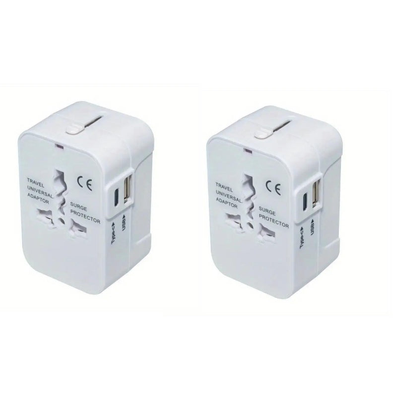 Universeller Reiseadapter mit dualen USB-Anschlüssen | Karnz