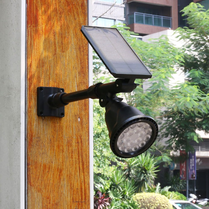 Zeitgenössische industrielle ABS Solar wasserdichte LED-Spotlight Rasen-Einstecklicht für Außenbereich Terrasse | Karnz