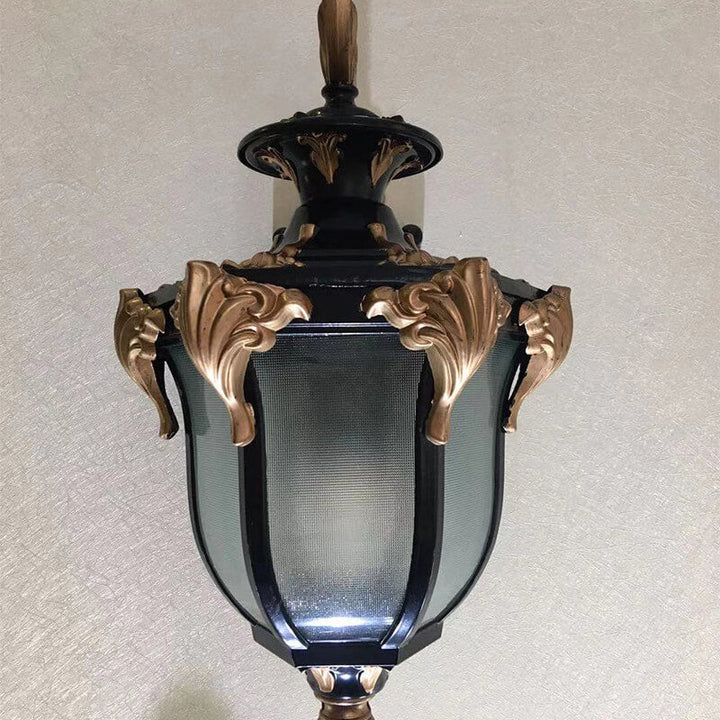 Europäisches Retro-Laternen-Glas Außen wasserdicht 1-Licht Wandleuchte Lamp | Karnz