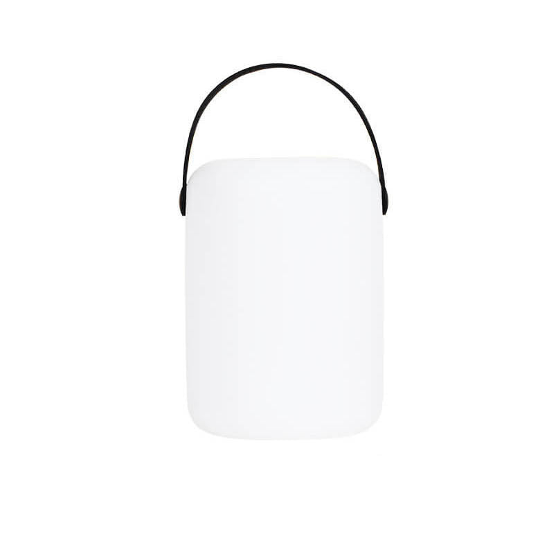 Moderne Einfachheit Kunststoff Runde Square Hand LED Tischlampe Für Outdoor Patio | Karnz
