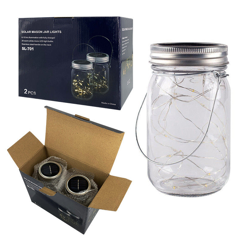 Moderne Art Deco Wasserdichte Solar Glas Edelstahl Kupferdraht Stern LED Lichterkette Außenbeleuchtung Für Garten | Karnz