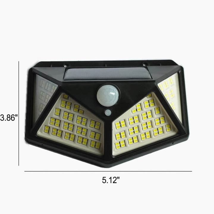 Solar Outdoor 162 LED Außen wasserdicht Körper Sensor Gartenbeleuchtung Wandlaterne Lampe | Karnz