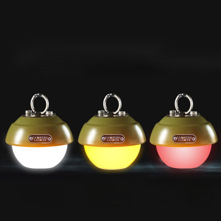 Zeitgenössische kreative wasserdichte Orb-Metall-PC-LED-Camping-Außenleuchte für Außenpatio | Karnz