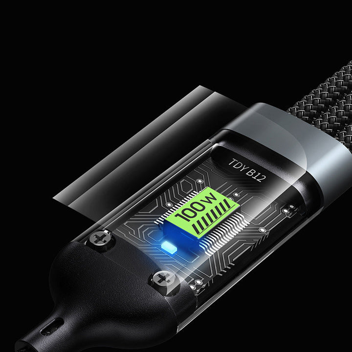 Superschnelles Lade-3-in-1-Datenkabel
