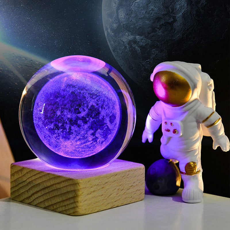 3D Galaxy Kristallball Nachtlicht | Karnz