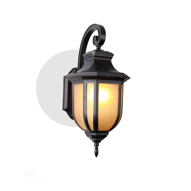 Moderner europäischer minimalistischer Aluminiumlegierung quadratischer Außen-Wandleuchten-Lampe | Karnz