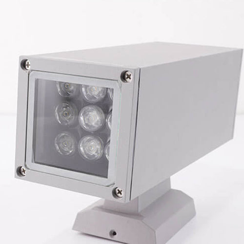 Moderner minimalistischer quadratischer Säulen-LED-leuchtender wetterfester Wandleuchten-Lampe | Karnz