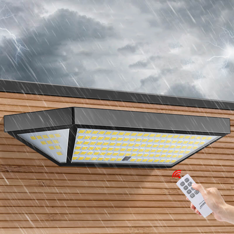 Einfaches Solar-Trapez-LED-Multifunktions-Außen-Wasserdicht-Garten-Wandleuchten-Lampe | Karnz