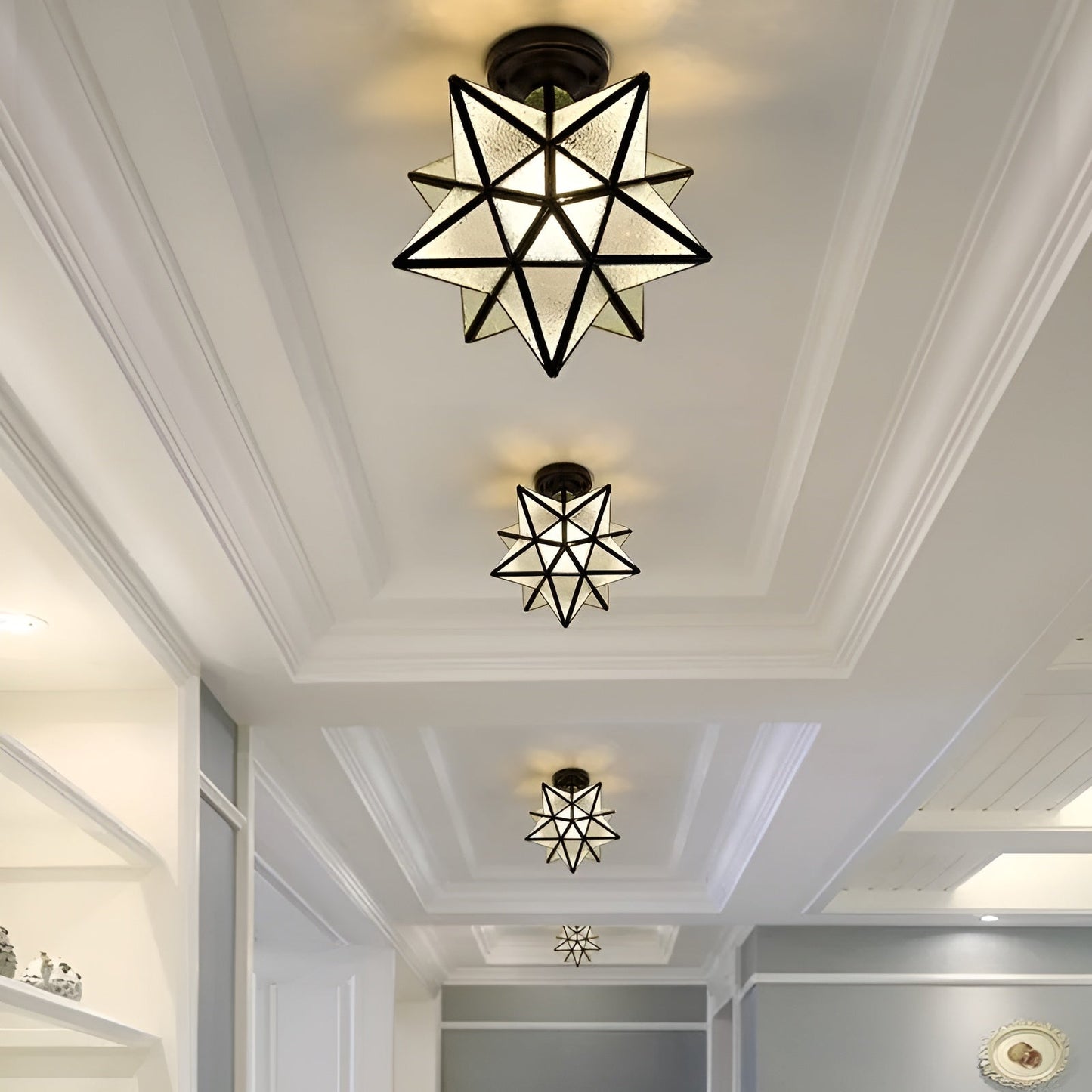 HaloStar Light – Elegante LED-Sternenleuchte für die Decke