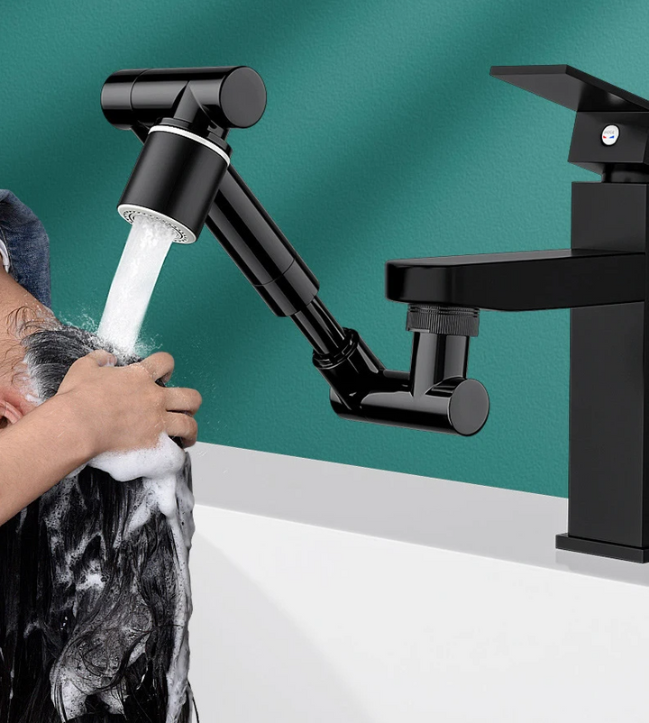 FlexiFlow 360° drehbarer und ausziehbarer Wasserhahnkopf Karnz