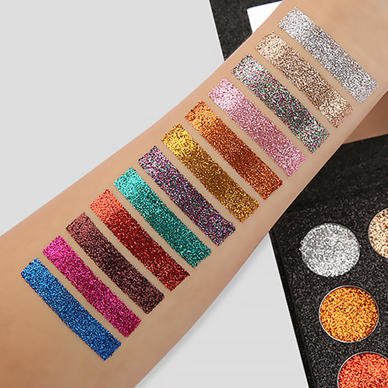Glitzer-Lidschattenpalette