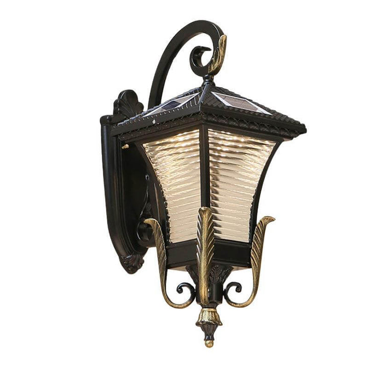Europäischer Stil Retro Aluminium Wasserdicht Außen 1-Licht Wandlampe | Karnz