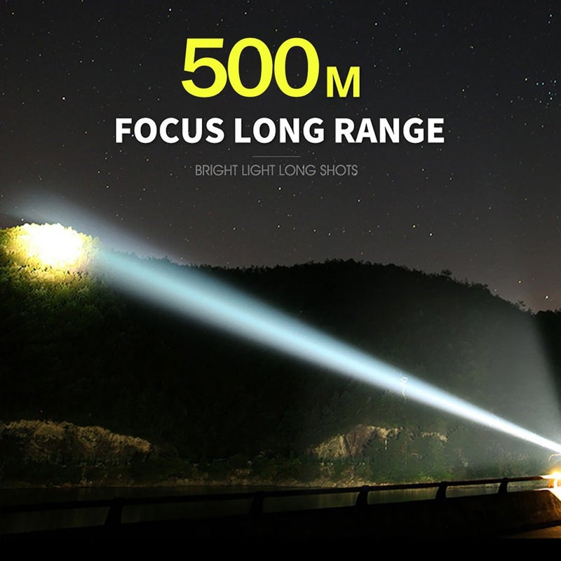 XHP50 Wasserdichte zoombare helle Taschenlampe | Karnz