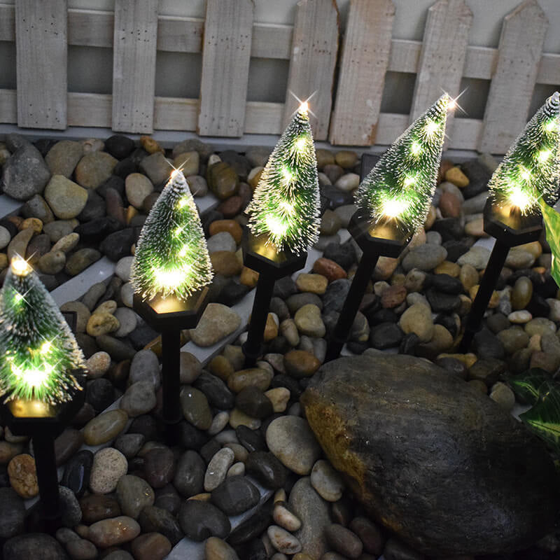 Moderne Solar Weihnachtsbaum Erd-Einlage Rasen-Dekoration Landschaftslicht | Karnz
