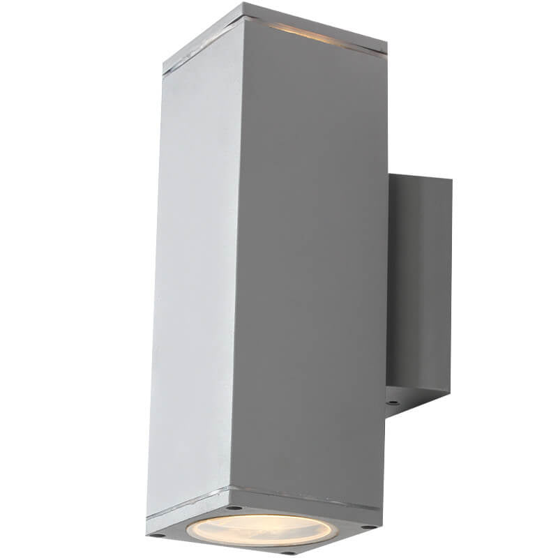 Moderner minimalistischer quadratischer Säulen-LED-leuchtender wetterfester Wandleuchten-Lampe | Karnz
