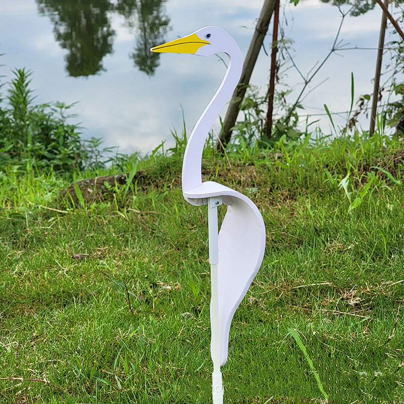Wirbelnde Flamingo-Gartendekoration