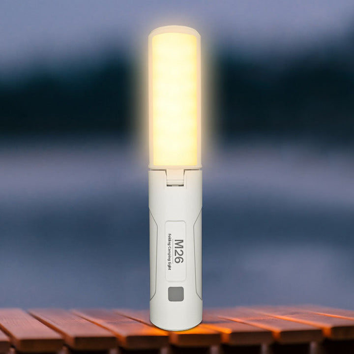 Zeitgenössische kreative Solar-Handheld-zylindrische Eisen-Acryl-LED-Außenleuchte für Außenterrassen | Karnz