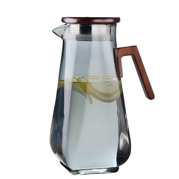 Glaskrug mit großem Fassungsvermögen – hitzebeständig und langlebig | Perfekt für Wasser und Saft | Karnz