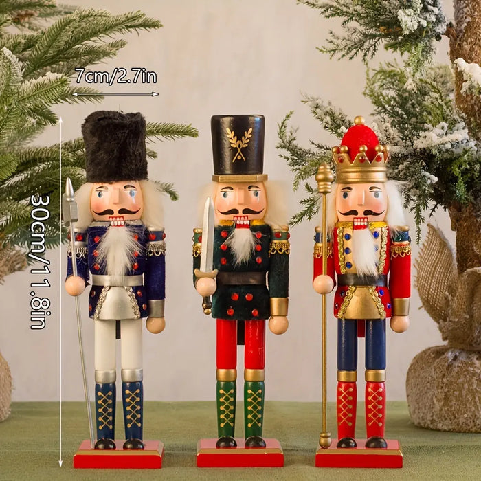 Karnz | NussknackerJoy - Holz Nussknacker Soldatenfigur für zeitlosen Weihnachtszauber