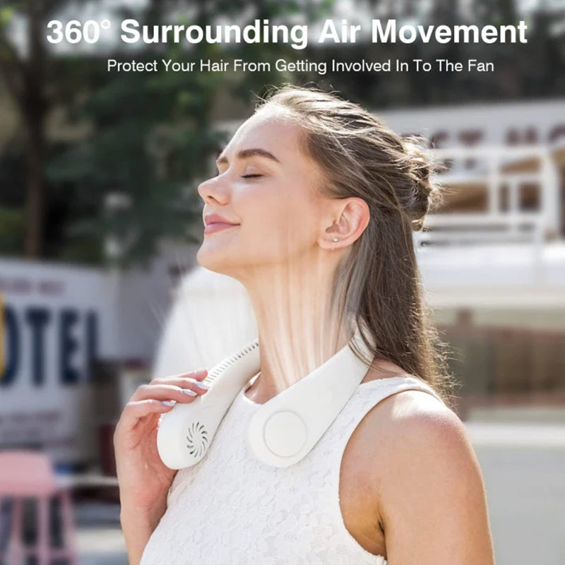 Hands-Free Tragbarer Bladeless Nackenventilator | Karnz